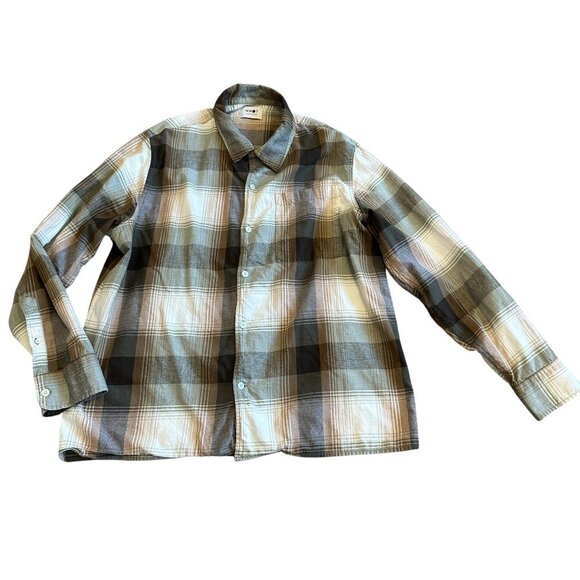 NN07 No Nationality Julio Plaid Button-Down Shirt Long Sleeve Size XXL Men's - Picture 2 of 14